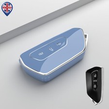 Remote Car Key Shell Cover Fob Case For VW Volkswagen Golf MK8 Skoda Octavia 