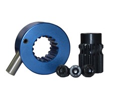 Quick Release Splined Steering Wheel Hub Blue Brisca F2 Mini Autograss 3 Hole 