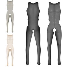 UK Mens Open Crotch Jumpsuit