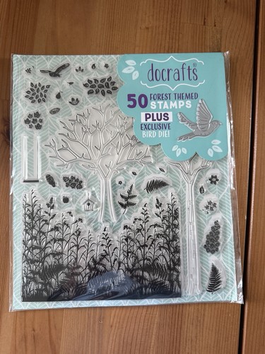 Docrafts forest themed stamp - docrafts,