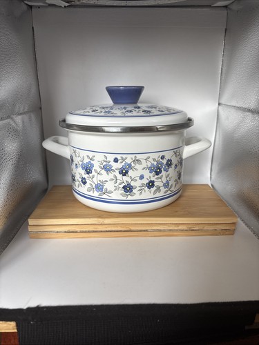 Enamel metal casserole dish - enamel,