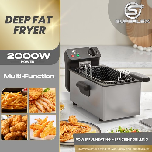 Superlex deep fat fryer large - deep,