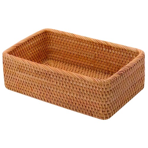 Handwoven basket table - handwoven, storage