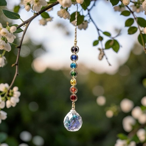 Chakra gem crystal ball - chakra,