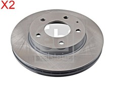 Front brake disc pcs febi - front, x2