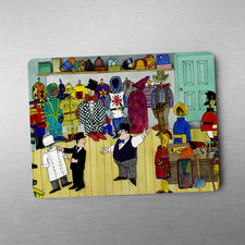Mr Benn Shop Scene Metal