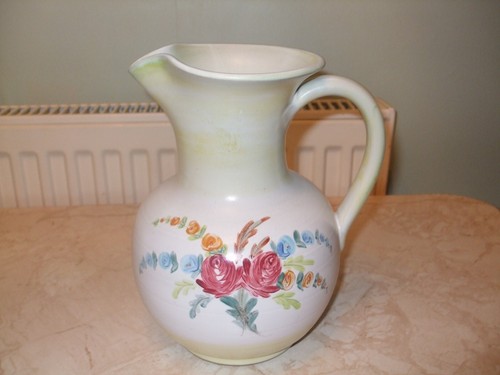 Pottery stoneware pitcher - stoneware, /
