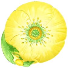 A large Art Deco Carlton Ware pottery Buttercup Serving Plate 25cm C.1926+