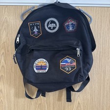 Hype Black With Patches Backpack Acceptable Condition Plenty Of Life Left