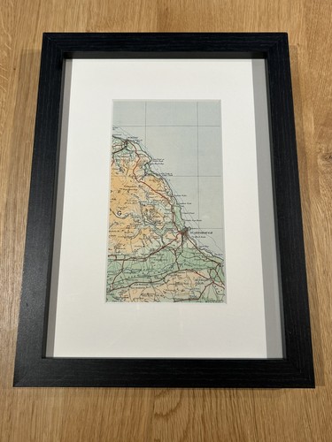 Vintage map scarborough - map, of