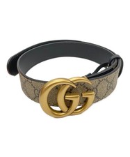 GUCCI GG Marmont Belt Beige