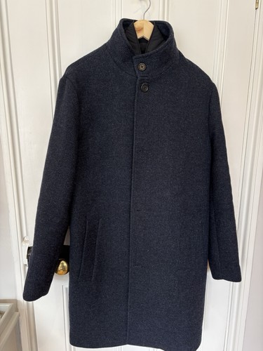 Navy mens jacket size - l, brand