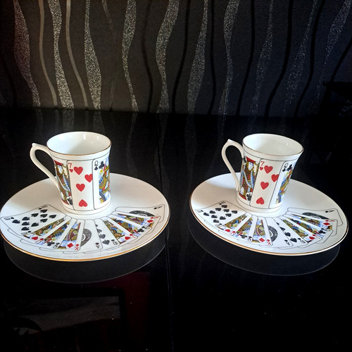 Elizabethan cups saucers - cups, &