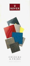 Rover Colour & Trim 1989-1990