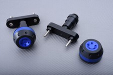 Blue Pair of Frame Sliders /