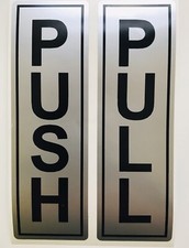 push and pull sticker door