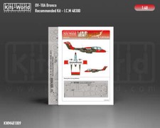 Kits-World M481009 1:48 North-American/Rockwell OV-10A Bronco Canopy & Wheels Pa