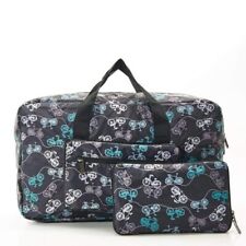 Eco Chic Lightweight Foldable Holdall - Bike Black - BNWT