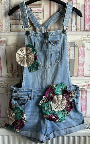 Women denim short - denim,