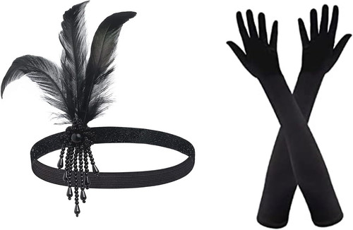 1920s flapper headband - flapper, headband,