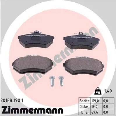 Front brake pad - brake,