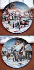 Two Limited Edition Wedgewood Christmas Plates - New / Boxed / Certified