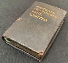 Vintage National Provincial Bank Limited Money Box - Faux Book, An Aid to Thrift