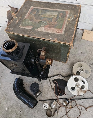 Antique tin magic - antique,