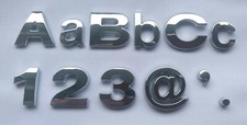 Upper and Lower Case Chrome 3D