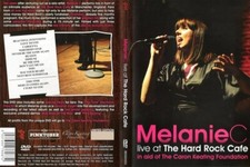 Melanie C Live at The Hard Rock Cafe DVD Mel C - The Spice Girls Caron Keating