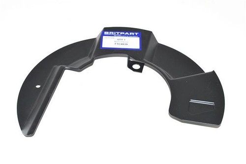 Front left brake disc shield - front,