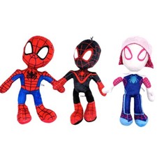Spiderman Plush Toy Cartoon Marvel Superhero Soft Stuffed Doll Kids Xmas Gift
