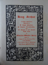 1923 KING ARTHUR by CHARLES