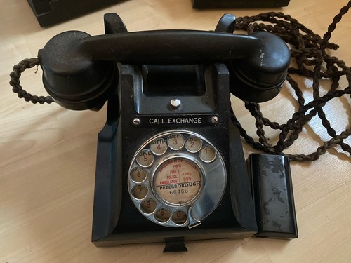 Rotary dial telephone - rotary,