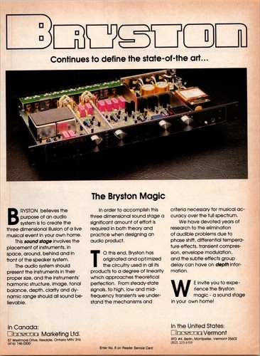 1988 bryston print - •, •