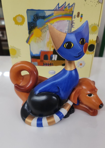 Porcelain cat rosina - porcelain,