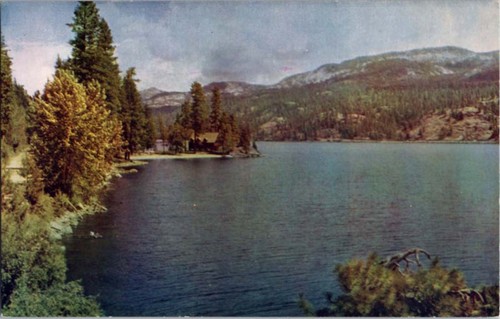 Coeur alene postcard - coeur,