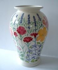 Lovely Large Portmeirion Pottery Vase for National Trust Gardens HIDCOTE 