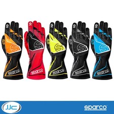 Sparco K-Attack Karting Gloves - Pre-Curved Fingers, High Grip, Breathable