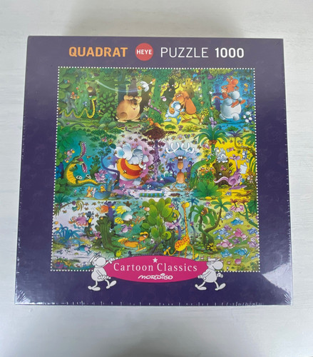 Wildlife cartoon jigsaw - , by