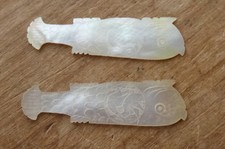 2 x Antique Mother of Pearl