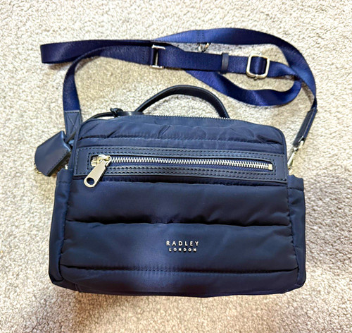 Radley navy nylon crossbody - navy,