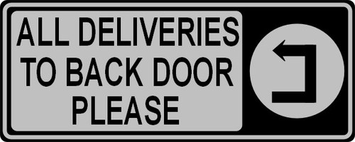 All deliveries back - to,