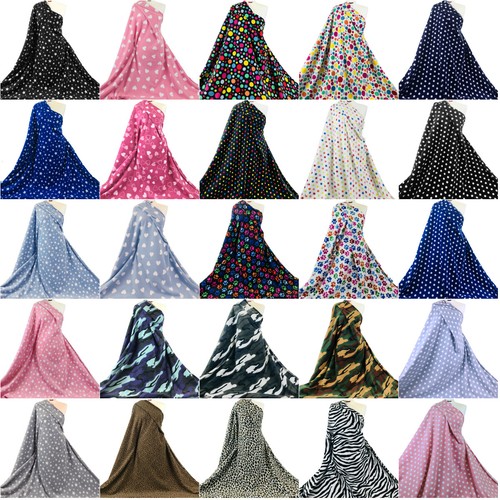 Printed fleece fabric premium - printed,