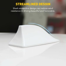 Universal White Fin Shark Car