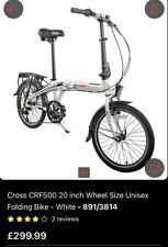 2x Cross CRF500 Folding Pushbikes