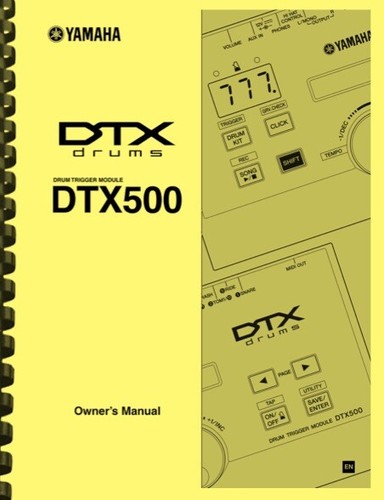 Yamaha dtx 500 - yamaha, dtx-500
