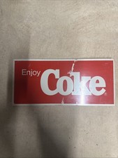 Original Coca Cola Metal Sign