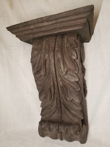 Antique solid wood wall corbel - antique,