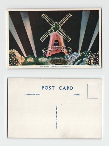 Vintage postcard the windmill - postcard,